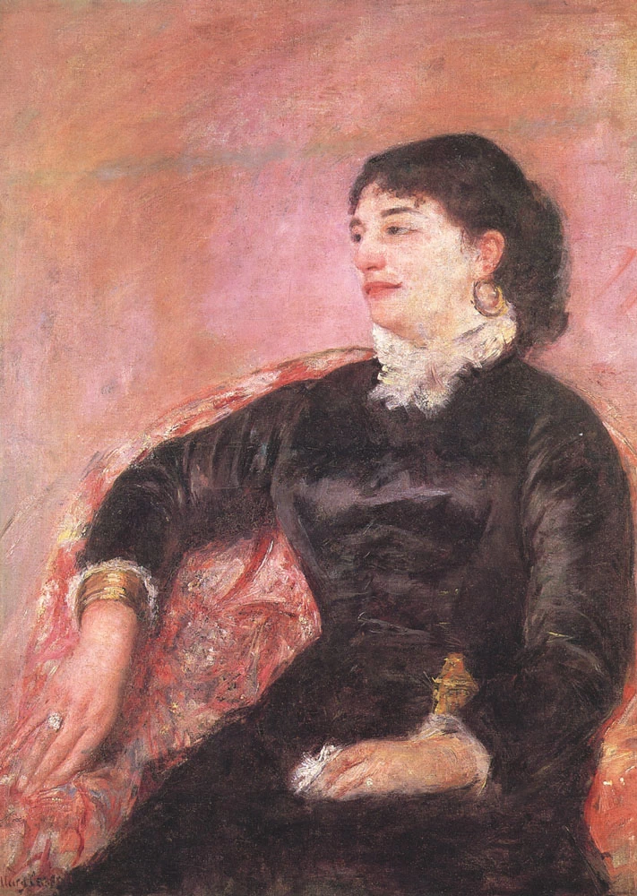 Mary Cassatt - 201, Ritratto di una signora italiana, 1878, Thomas Gilcrease Institute of American History and Art, Tulsa